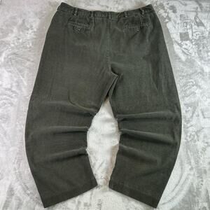 Vintage John Blair Corduroy Pants Mens 40 Olive Green Straight Leg Casual